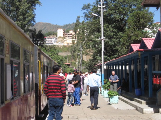 Heritage train station on Simla-Kalka Heritage rail